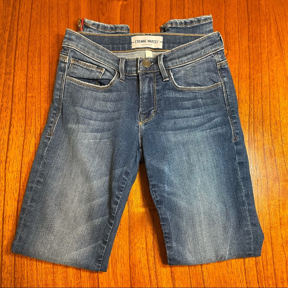 Etienne Marcel skinny jeans with zipper detailing